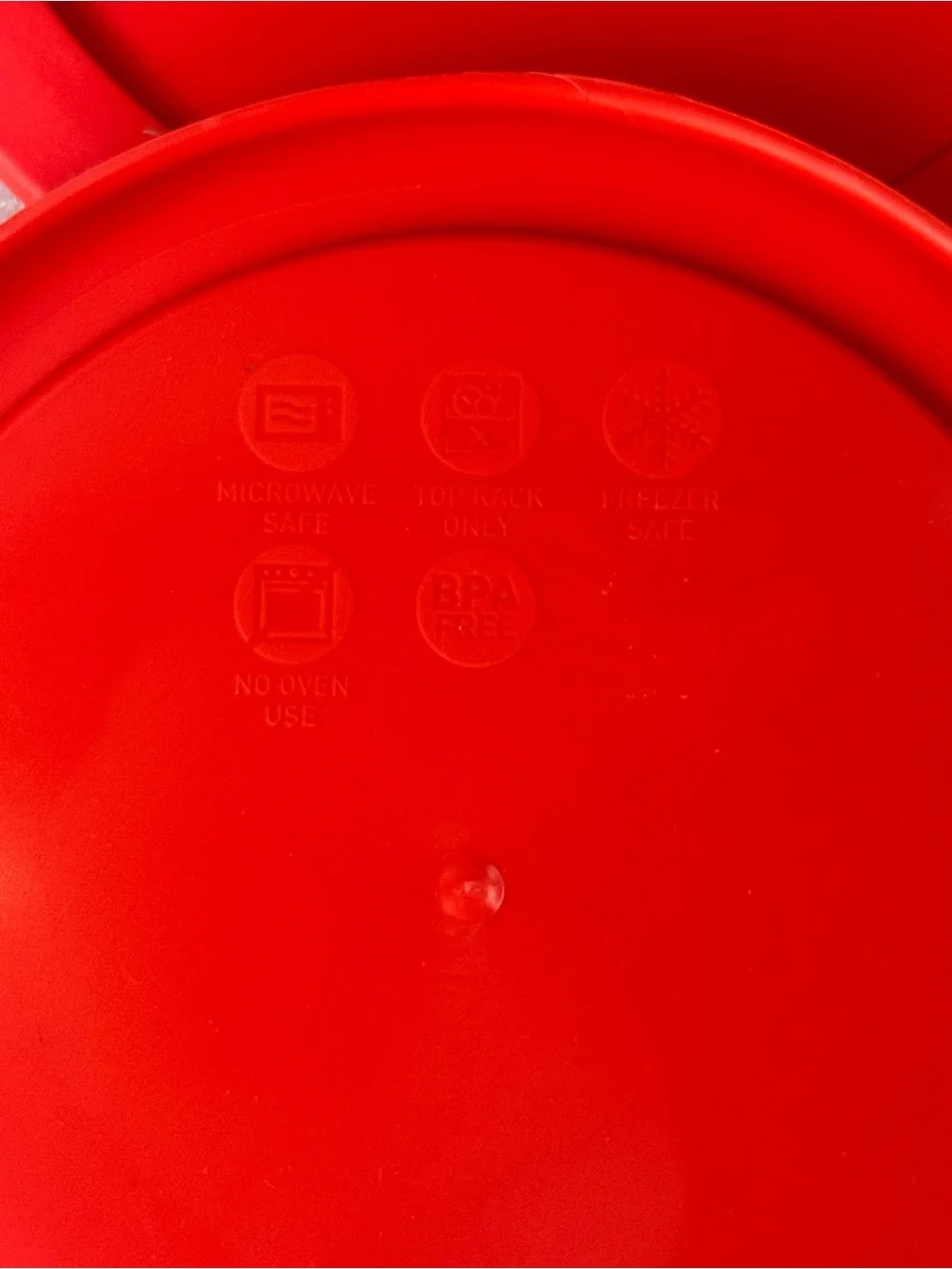 Pyrex 7201-PC 4 Cup Red Food Storage Replacement Lid (2-Pack) - 2-Pack